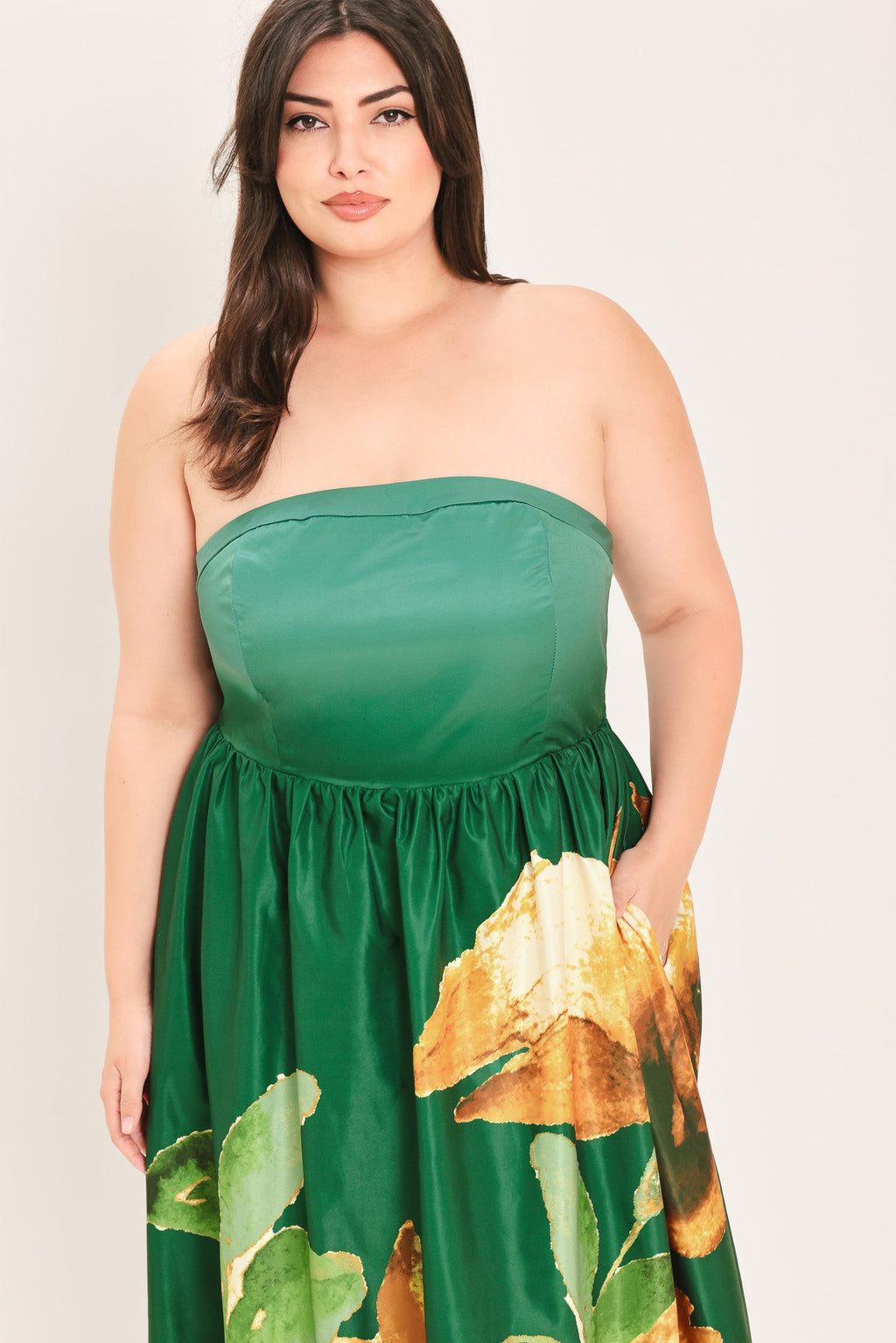 Golden Rose Afterglow Maxi Dress