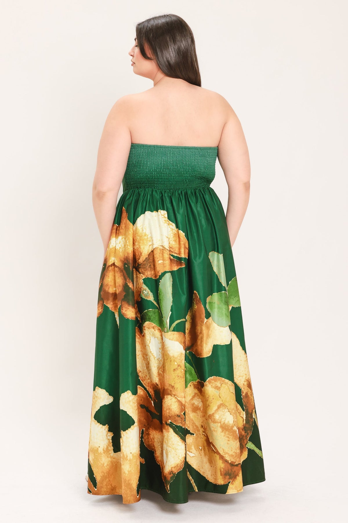 Golden Rose Afterglow Maxi Dress