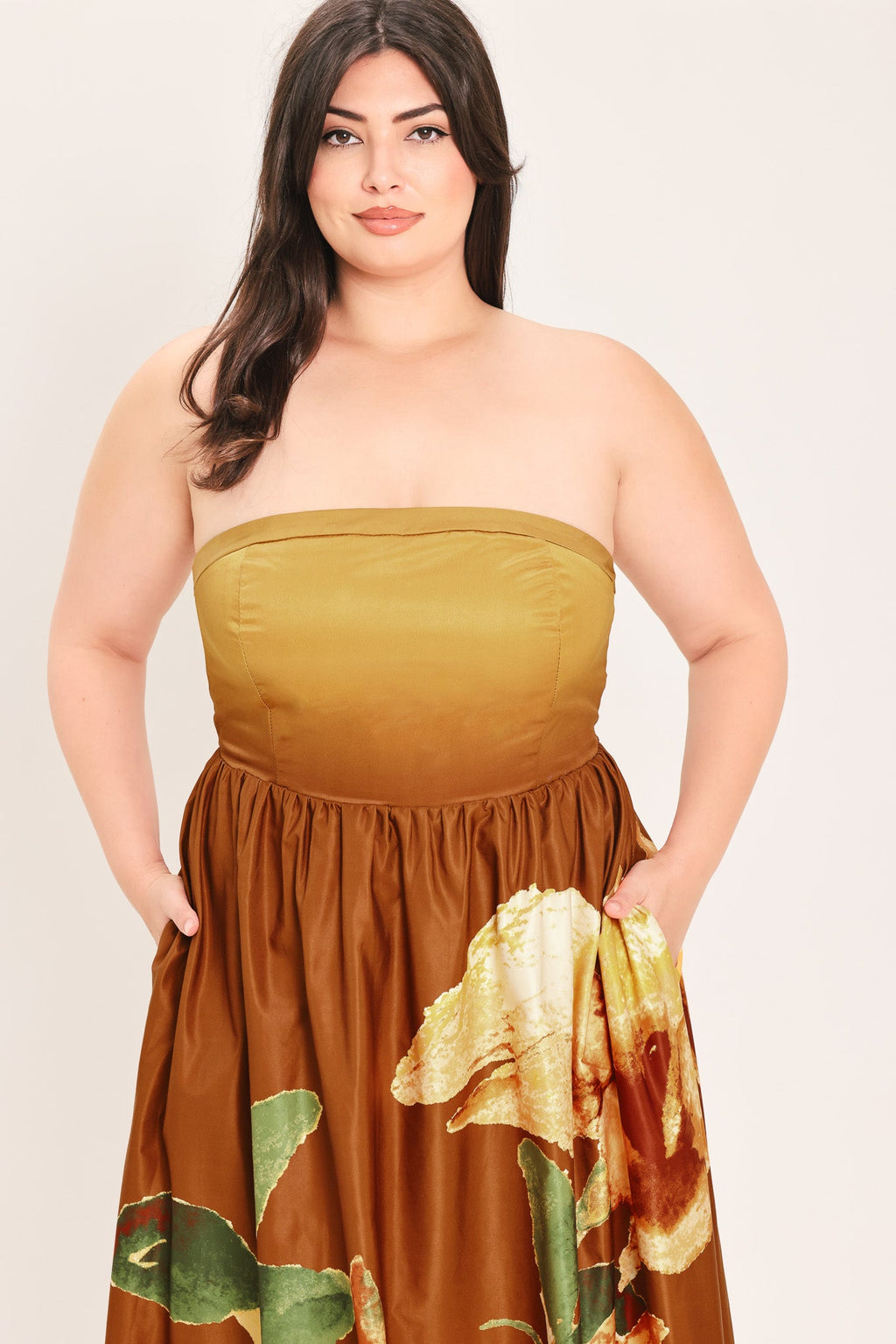 Golden Rose Afterglow Maxi Dress