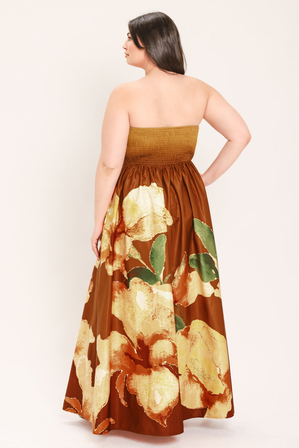 Golden Rose Afterglow Maxi Dress