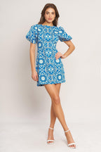 CITY VIBE WOVEN MINI DRESS