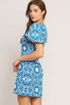 CITY VIBE WOVEN MINI DRESS