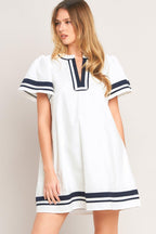 Weekend In The Hamptons Woven Mini Dress