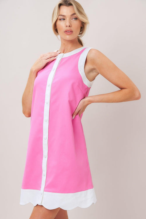 Barbie Shift Mini Dress
