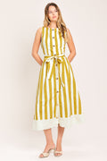 Sunshine Stripe Midi Dress