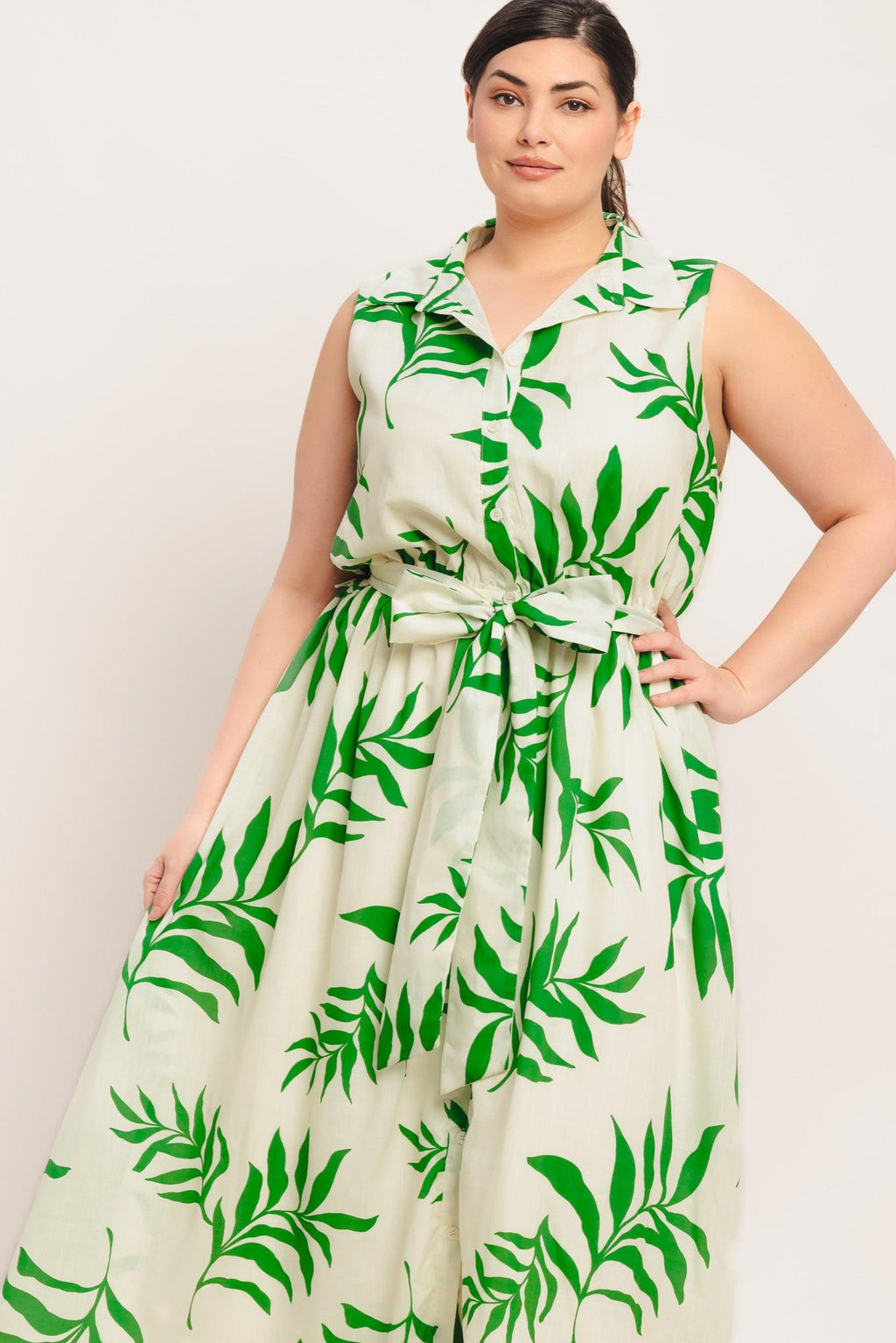 Green Daydream Midi Dress
