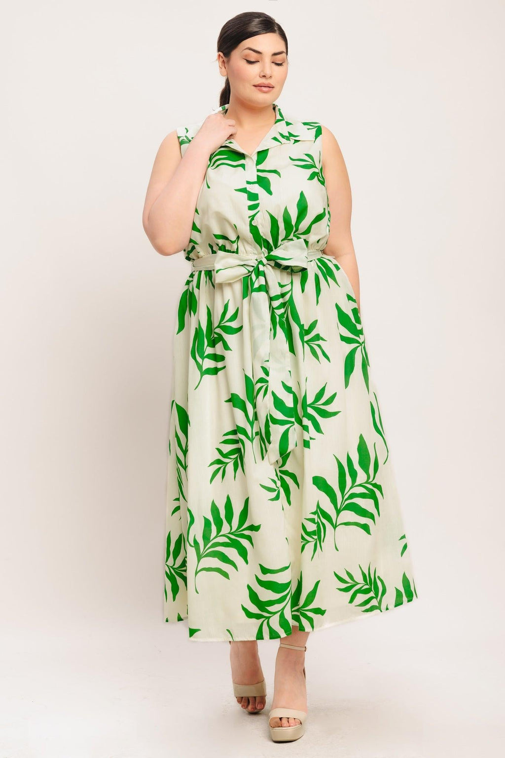 Green Daydream Midi Dress