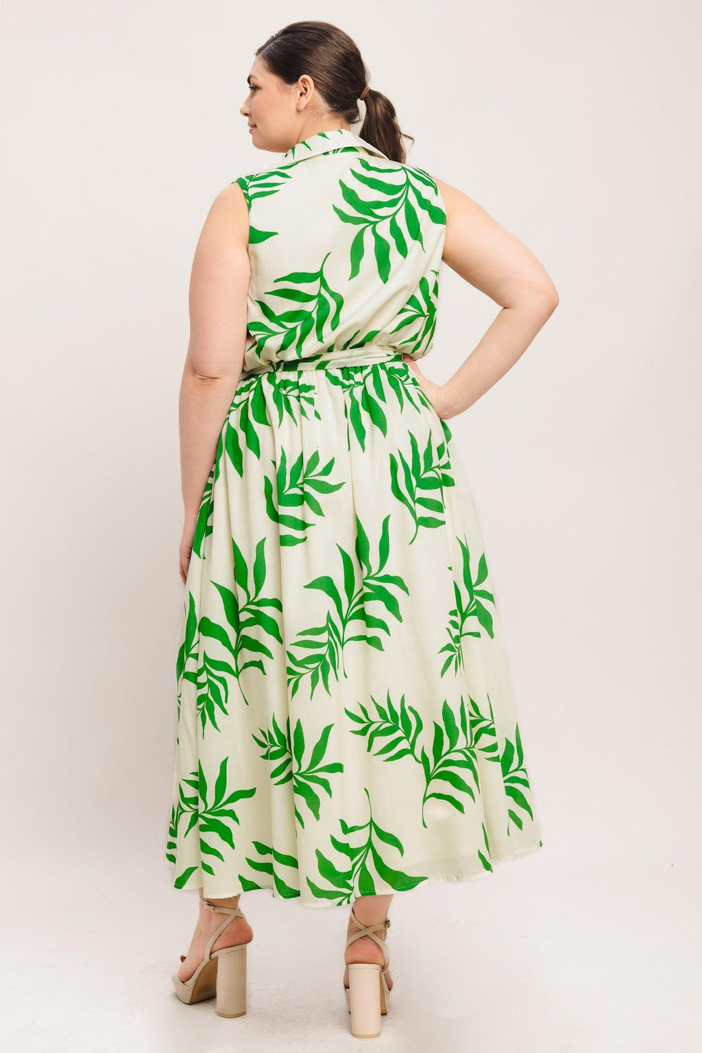 Green Daydream Midi Dress