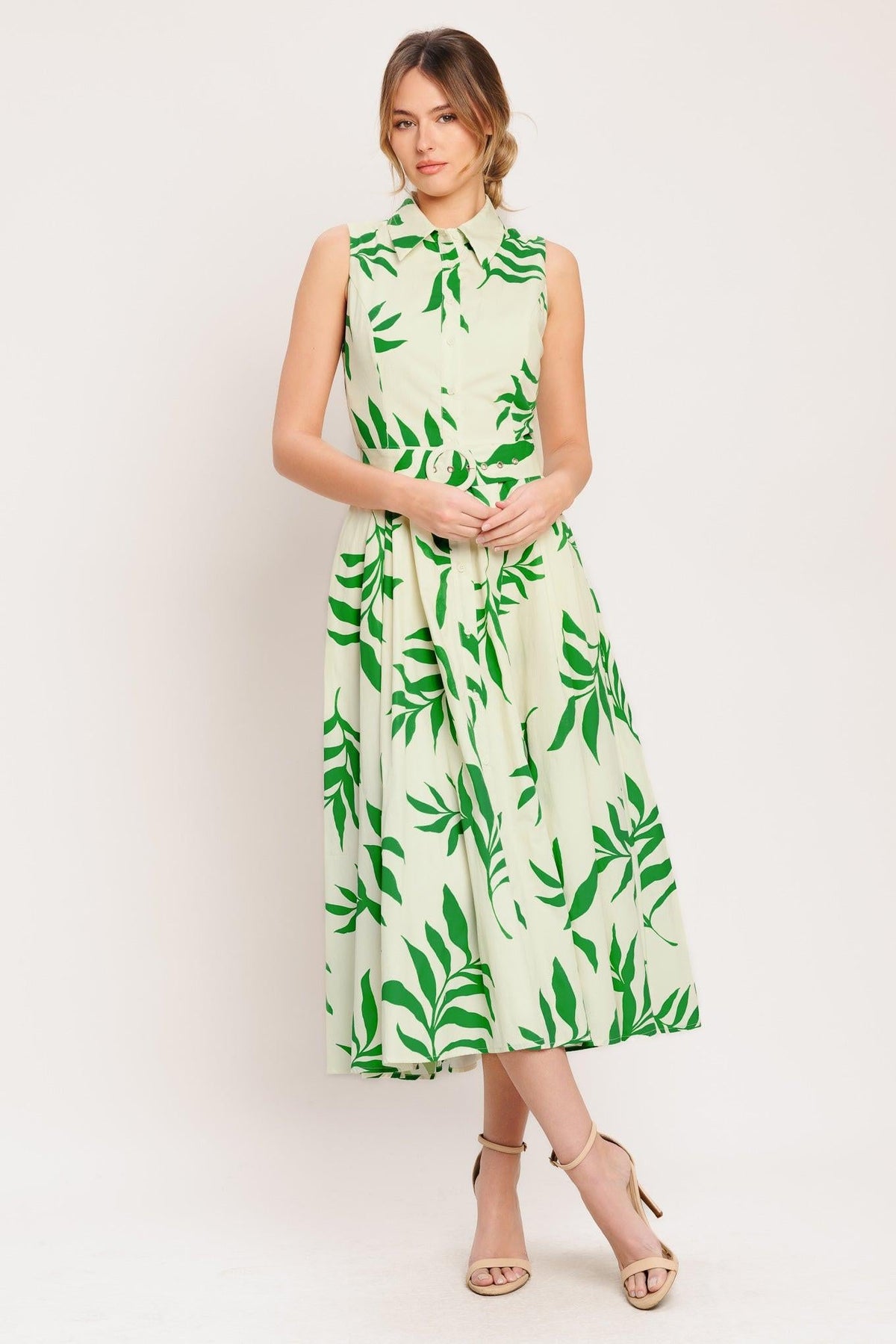 Green Daydream Midi Dress