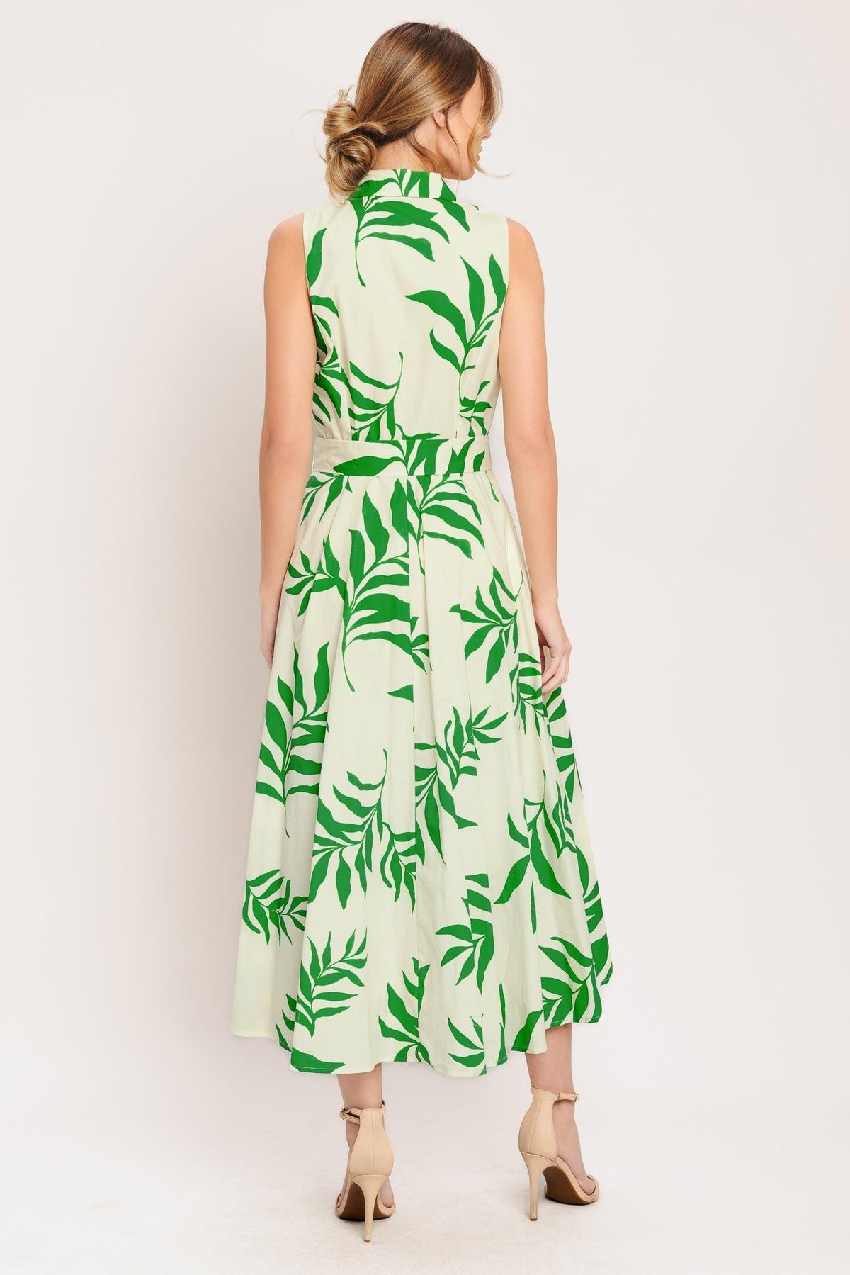 Green Daydream Midi Dress