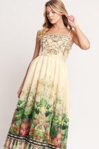 Heirloom Border Midi Dress