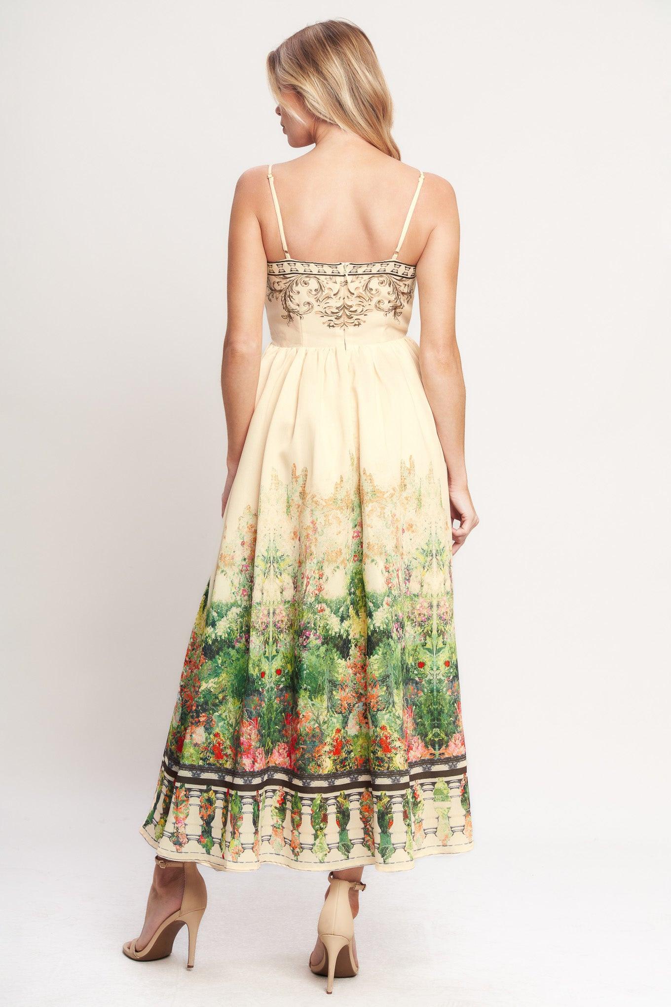 Heirloom Border Midi Dress