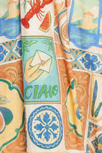 AMALFI POSTCARD WOVEN MAXI DRESS