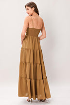 NOMAD BLOOM WOVEN MAXI DRESS