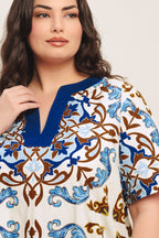 MEDITERRANEAN SOUL WOVEN MINI DRESS