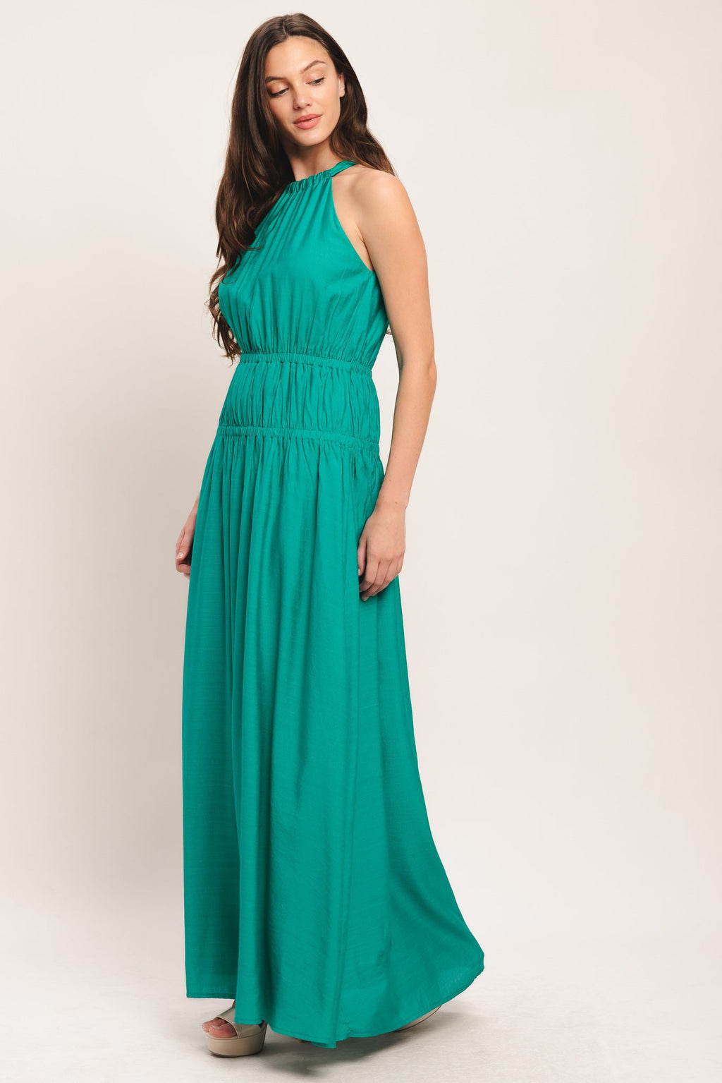 RIVER WALK WOVEN MAXI DRESS
