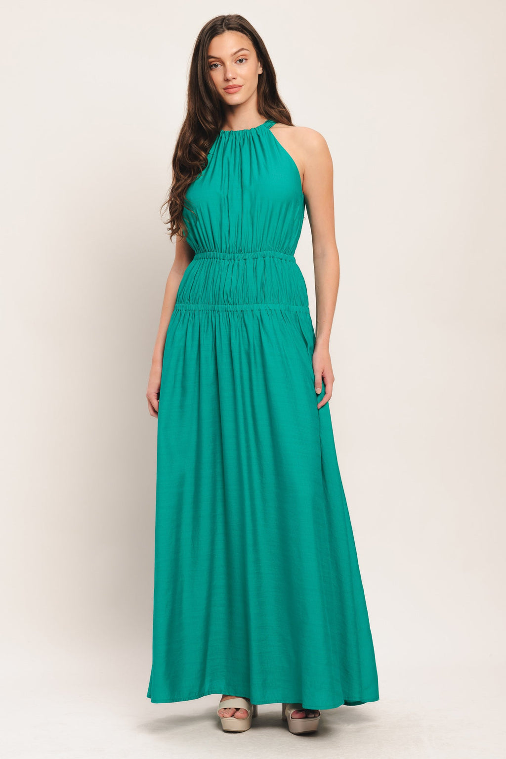 RIVER WALK WOVEN MAXI DRESS