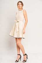 LOVELY ESCAPE WOVEN MINI DRESS