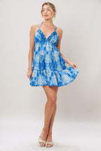 Ibiza Wave Mini Dress