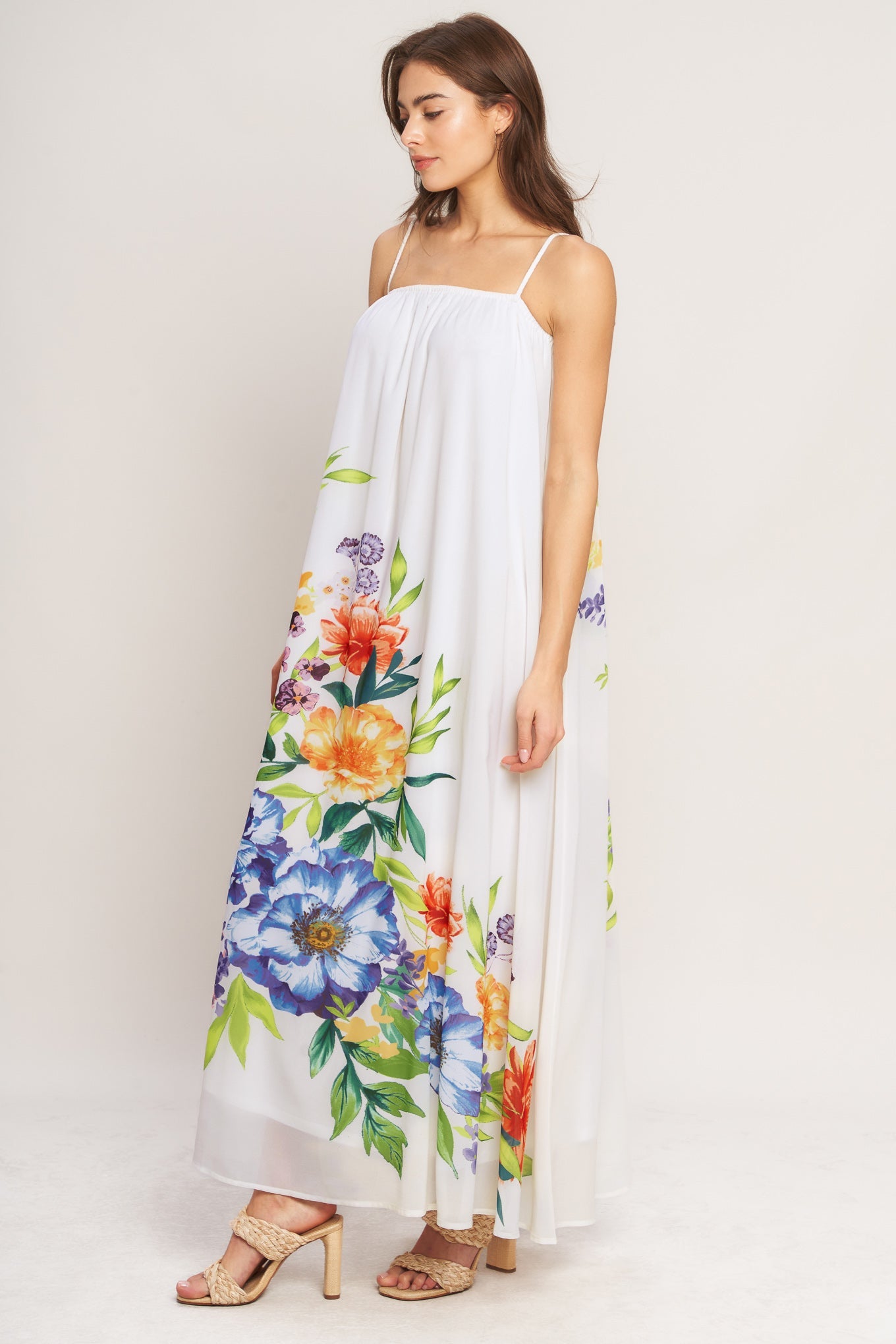 GARDEN AIR WOVEN ANKLE DRESS