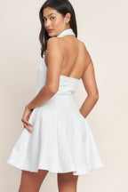 ALWAYS ADORABLE WOVEN MINI DRESS