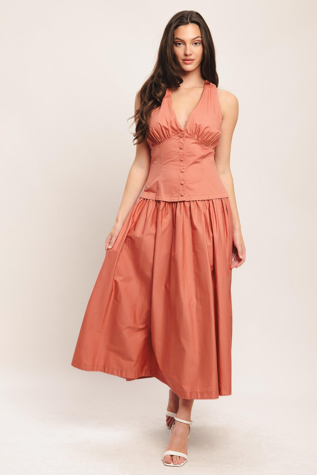 Sunset Muse Midi Dress