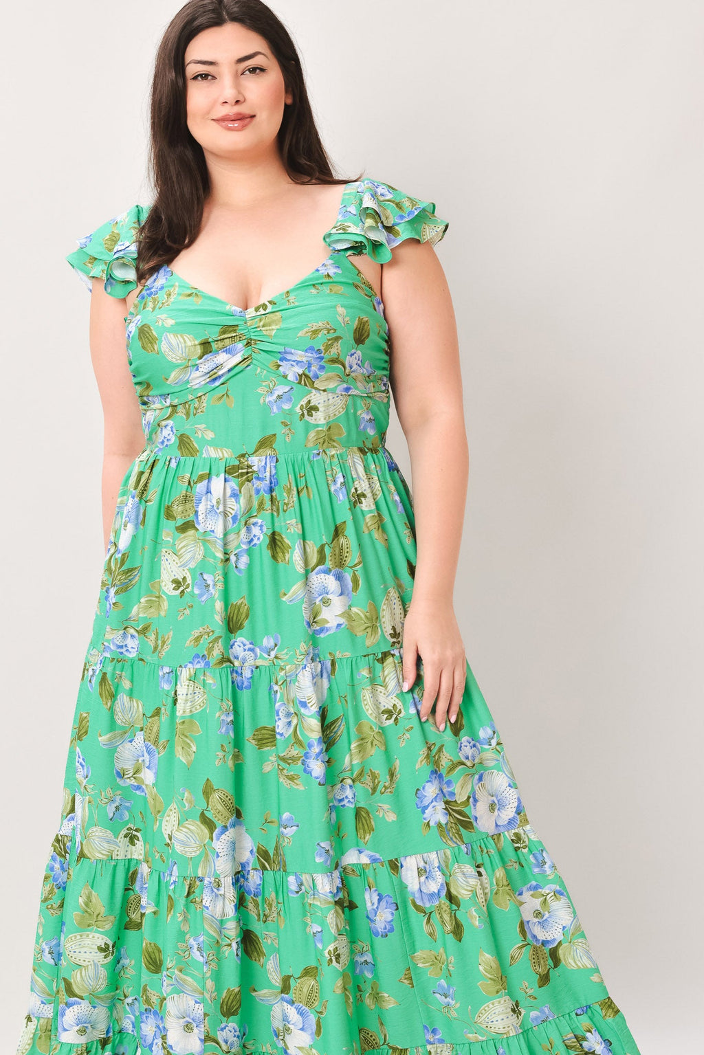 Fresh Blossom Maxi Dress
