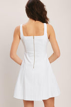 Coastal Chic Woven Mini Dress