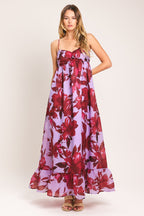 Love Blossom Woven Ankle Dres
