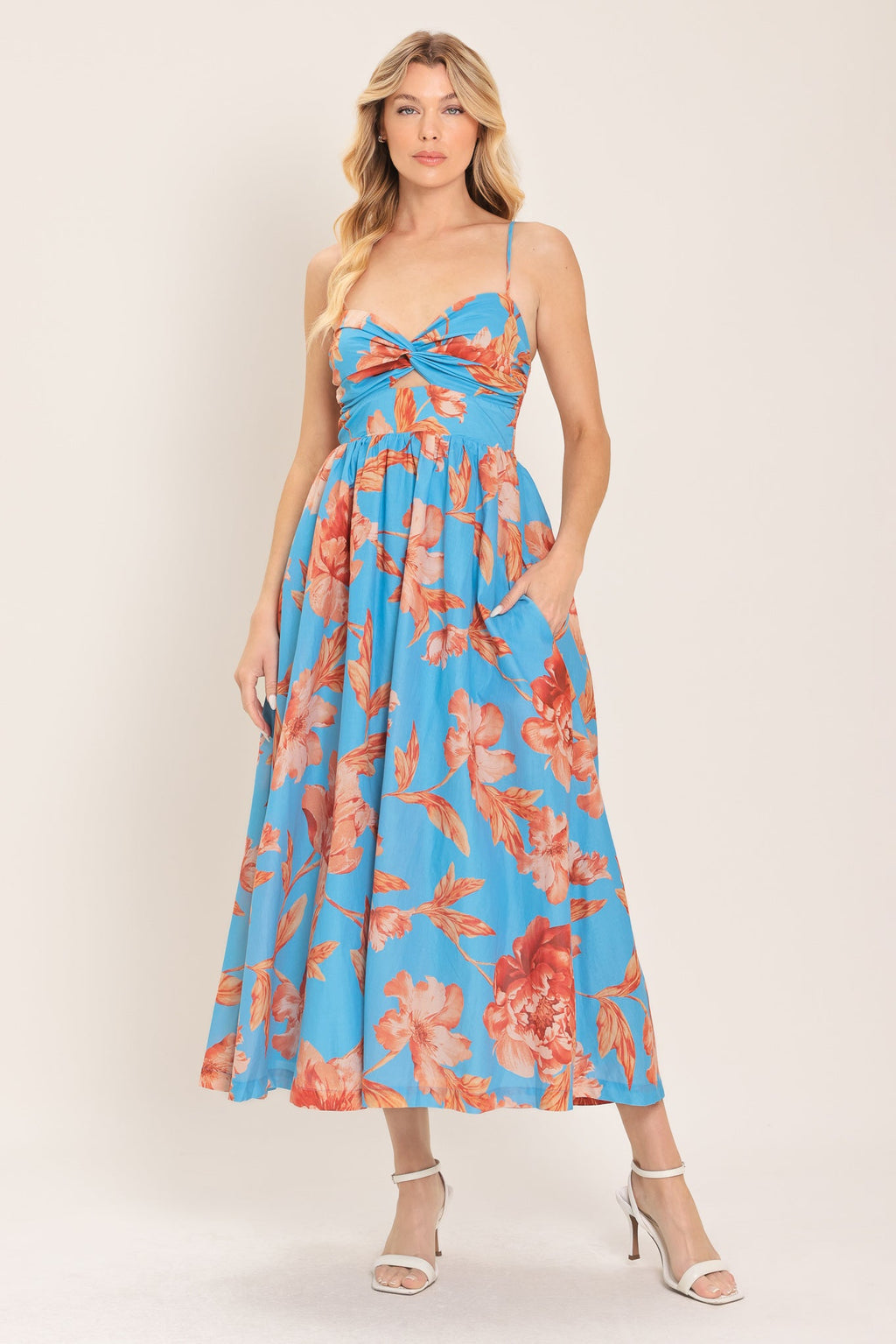 Lagoon Romance Midi Dress