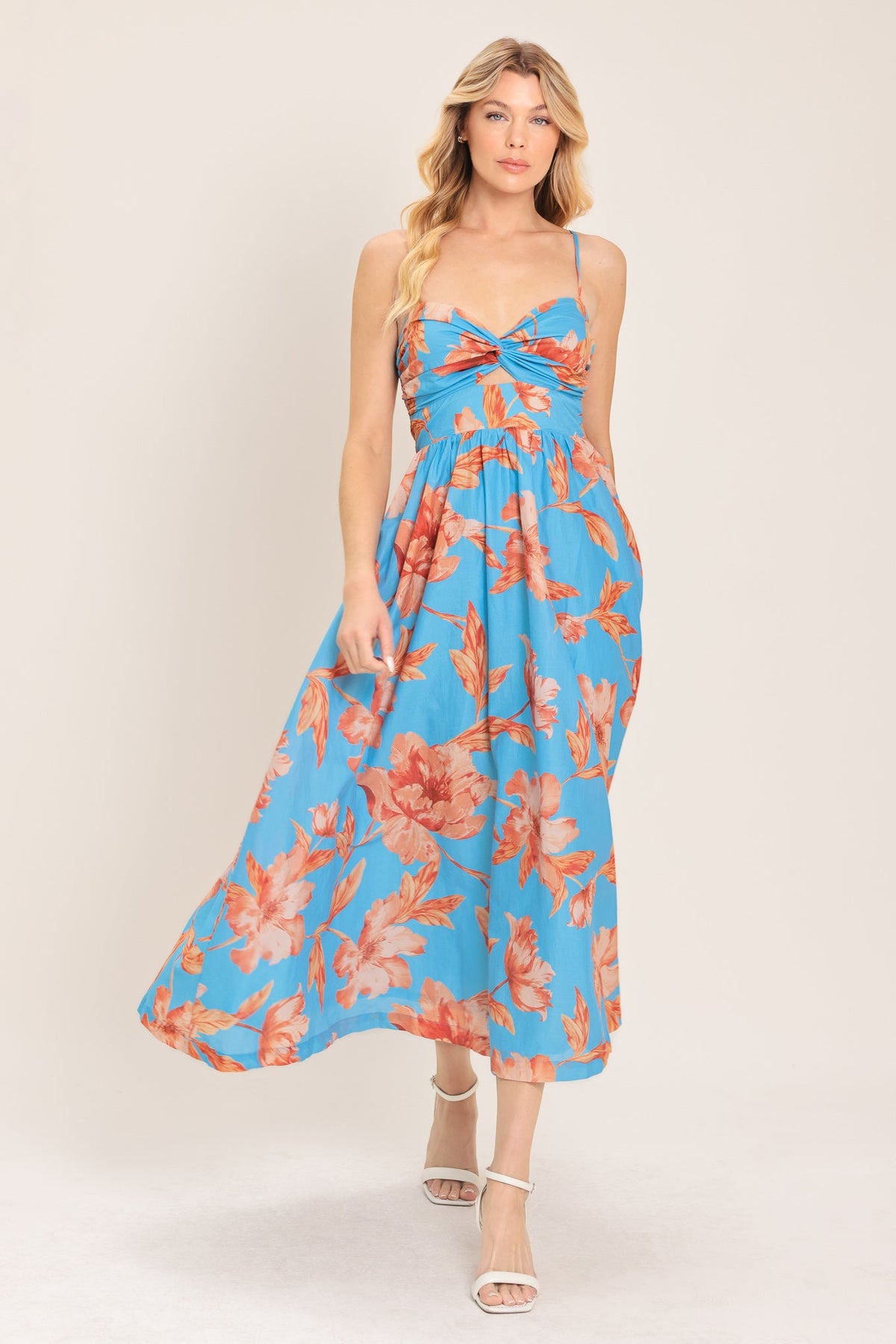 Lagoon Romance Midi Dress