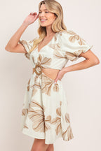 Breeze Bloom Woven Mini Dress