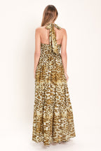RUN THE WORLD WOVEN MAXI DRESS