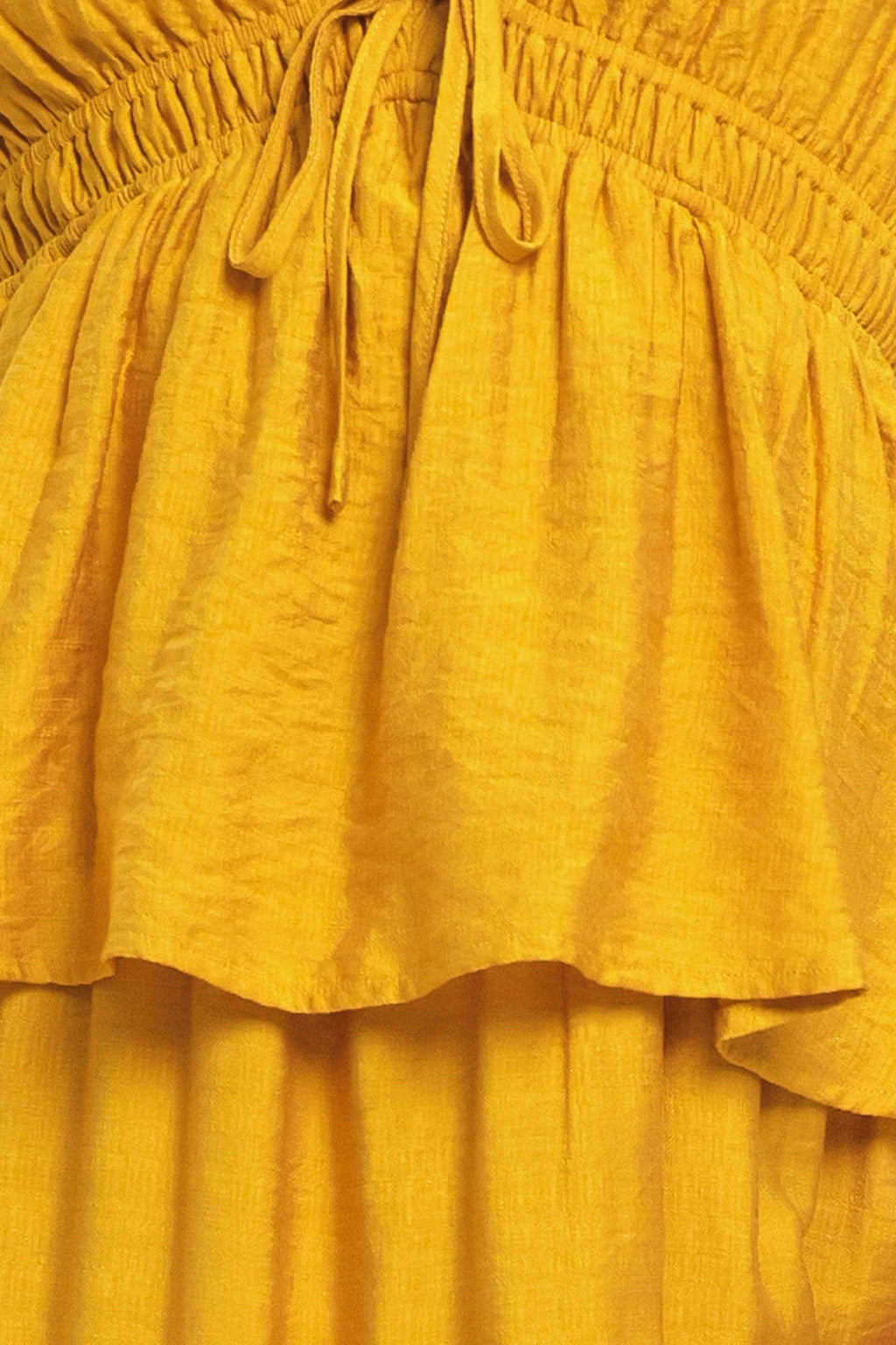 Mustard Bloom Maxi Dress