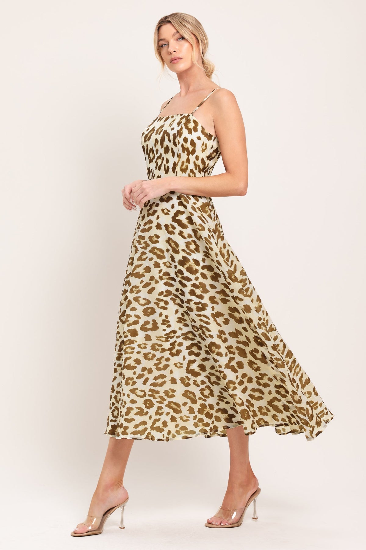 Leopard Grace Midi Dress