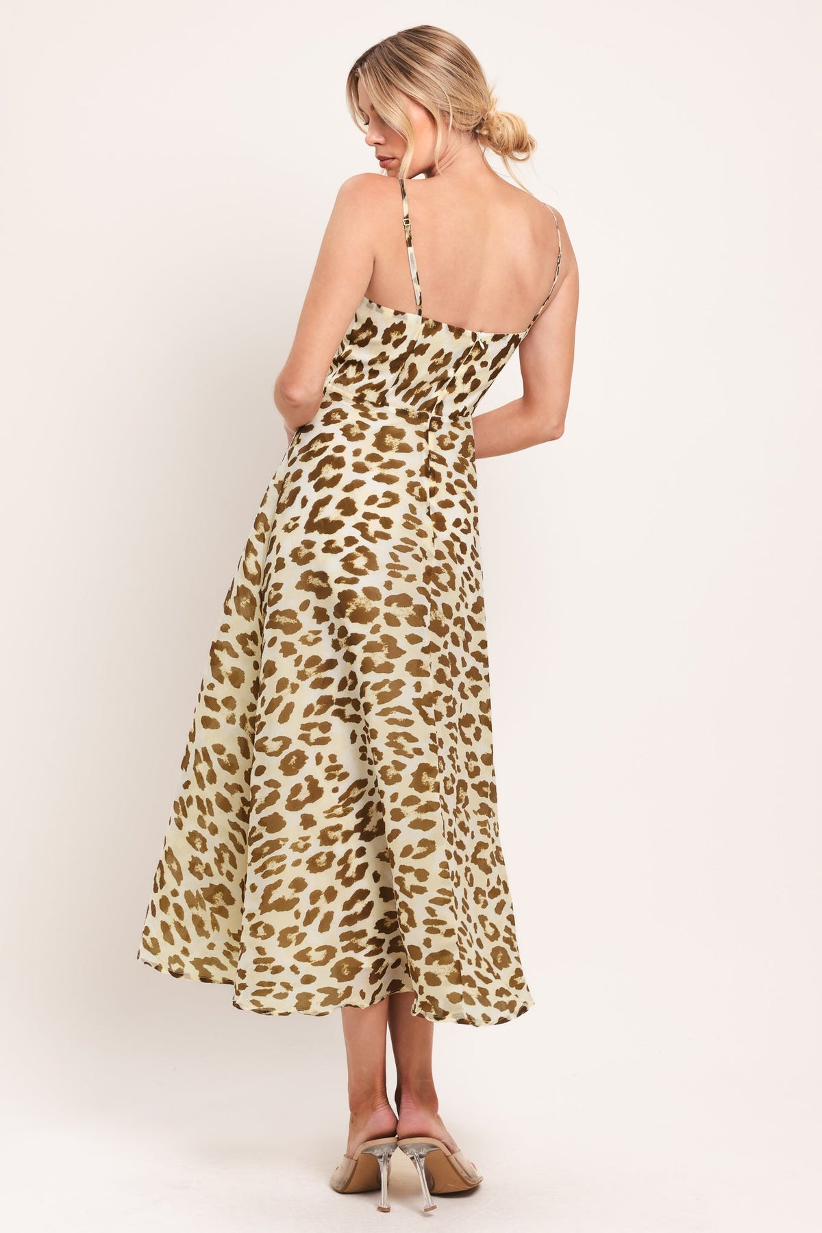 Leopard Grace Midi Dress