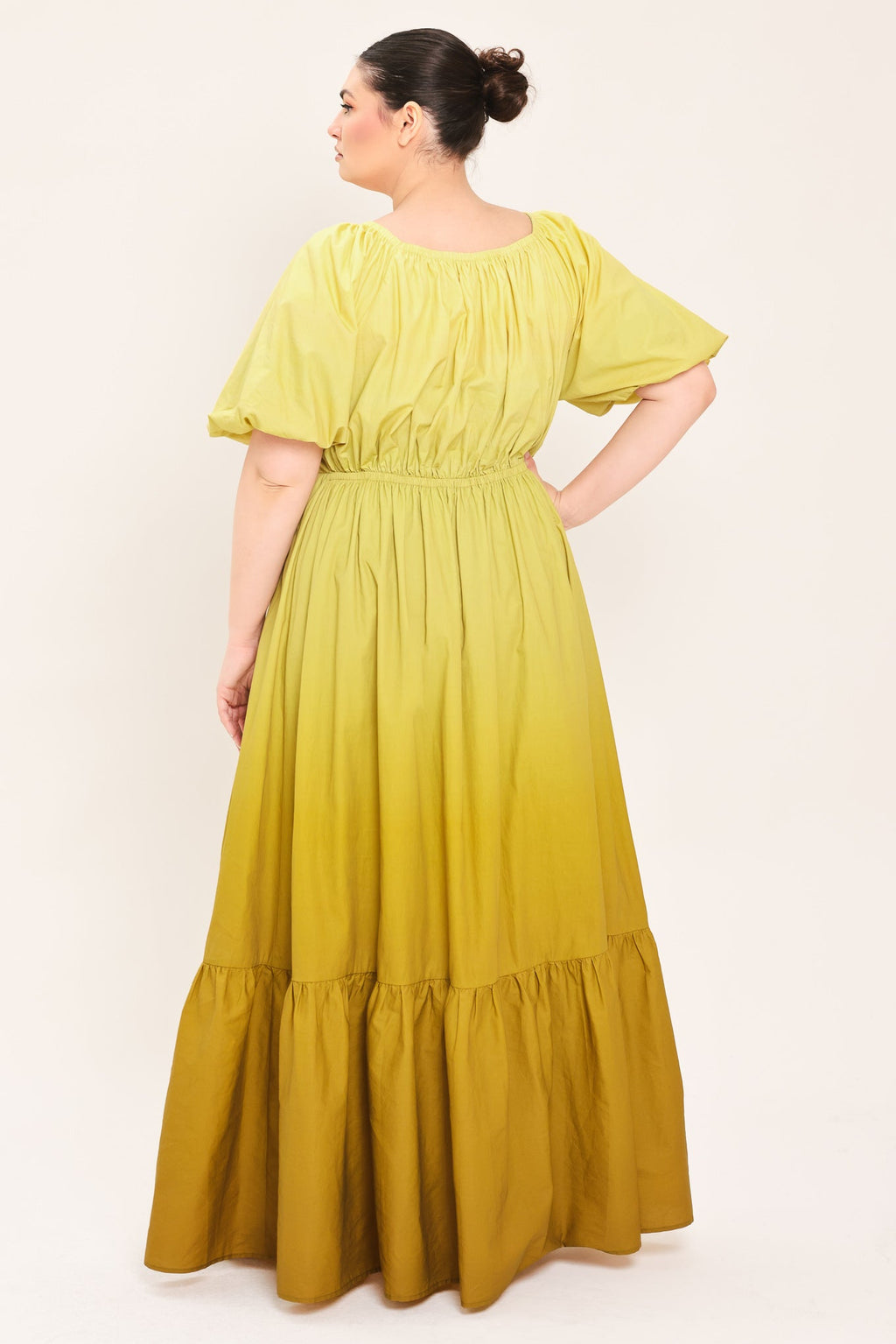 Citrine Garden Maxi Dress