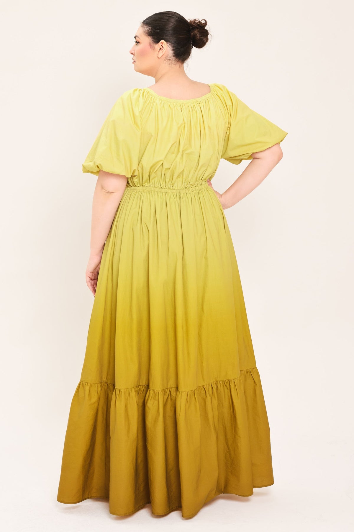 Citrine Garden Maxi Dress