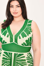 Palm Breeze Woven Mini Dress