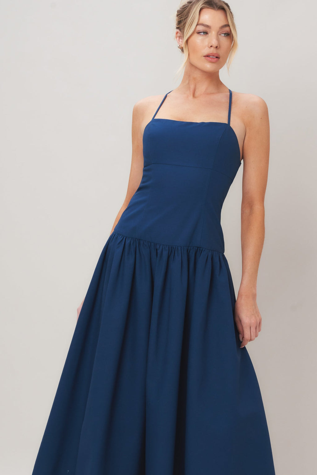 Refined Flow Midi Dress