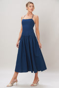 Refined Flow Midi Dress
