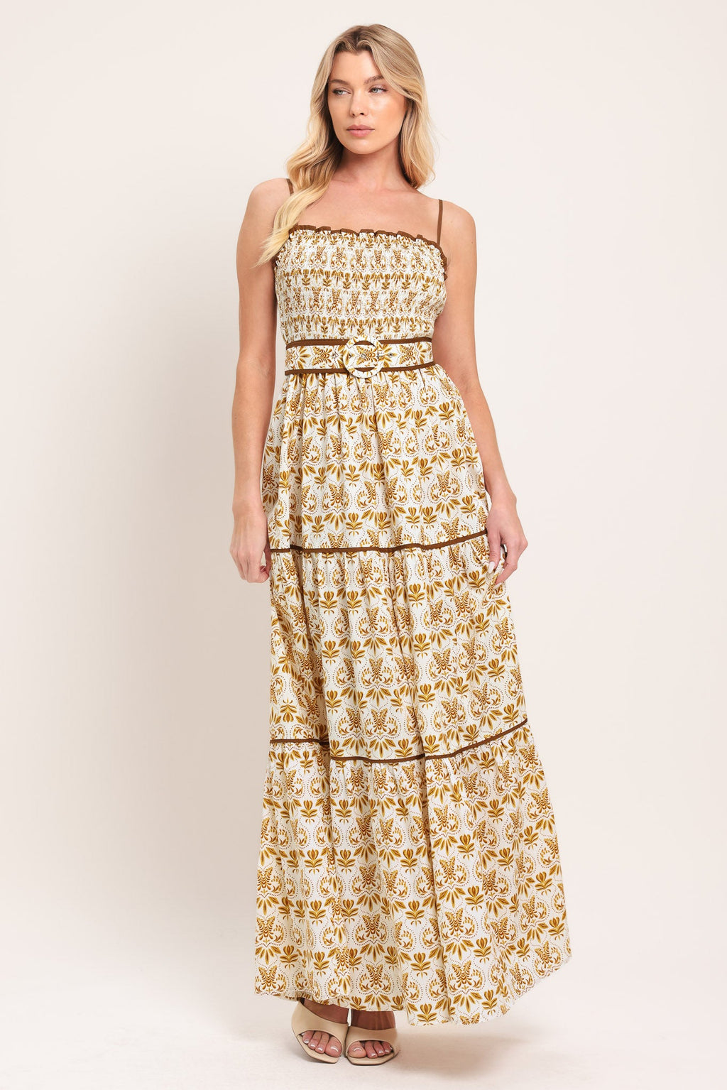 Dainty Flora Maxi Dress
