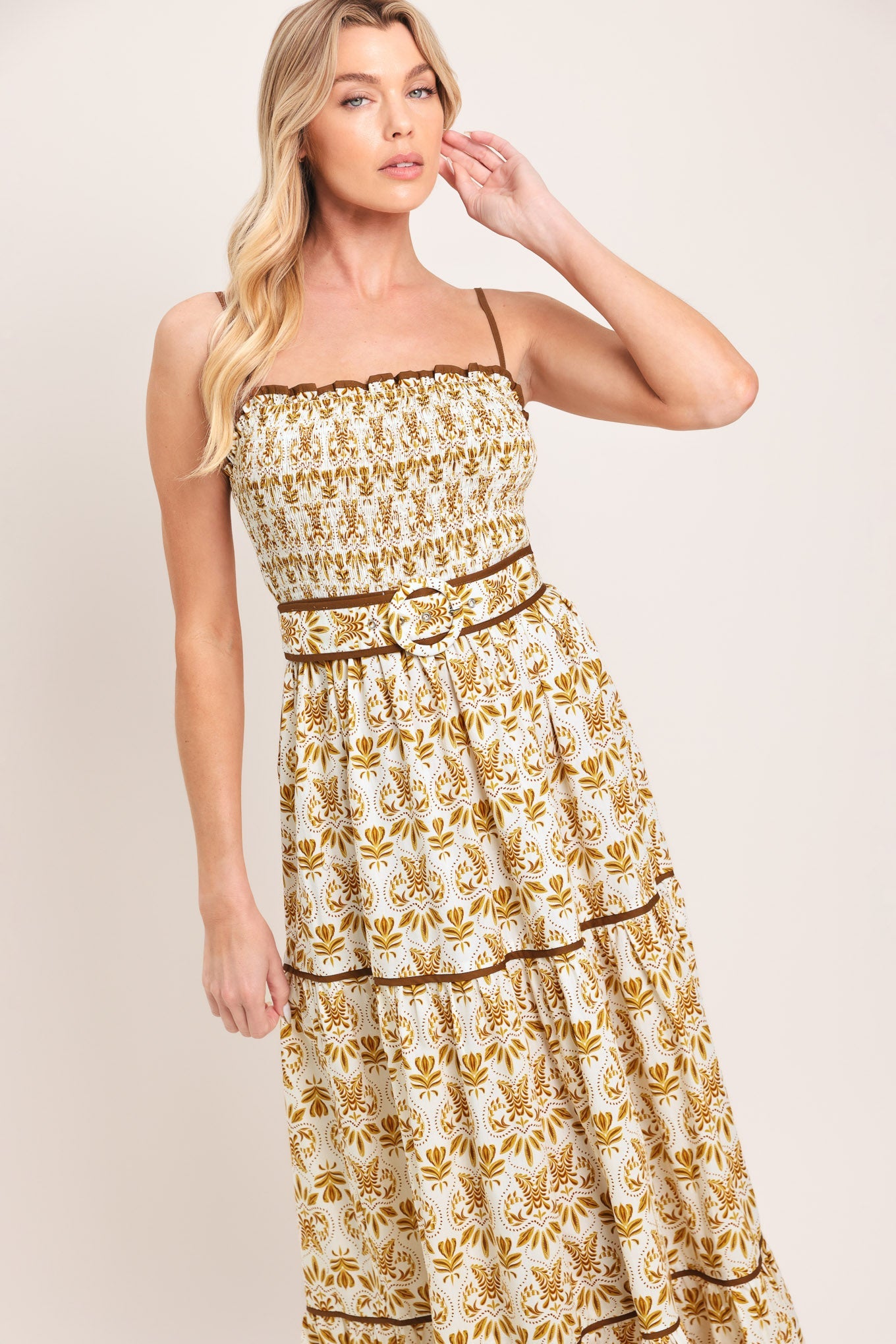 Dainty Flora Maxi Dress