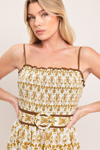 Dainty Flora Maxi Dress