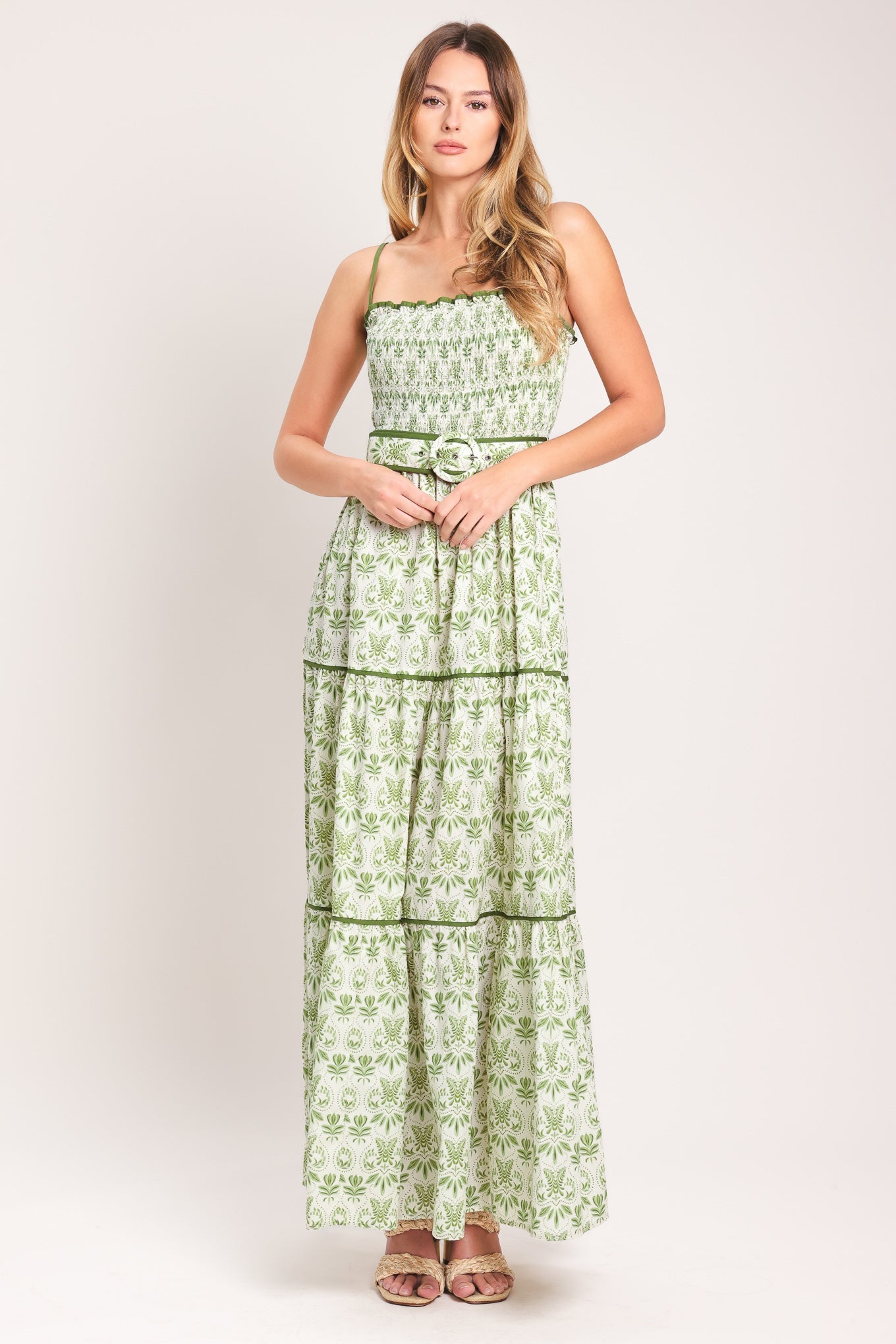 Dainty Flora Maxi Dress