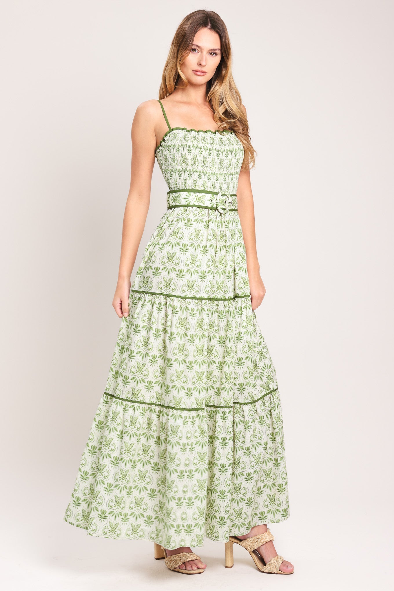Dainty Flora Maxi Dress