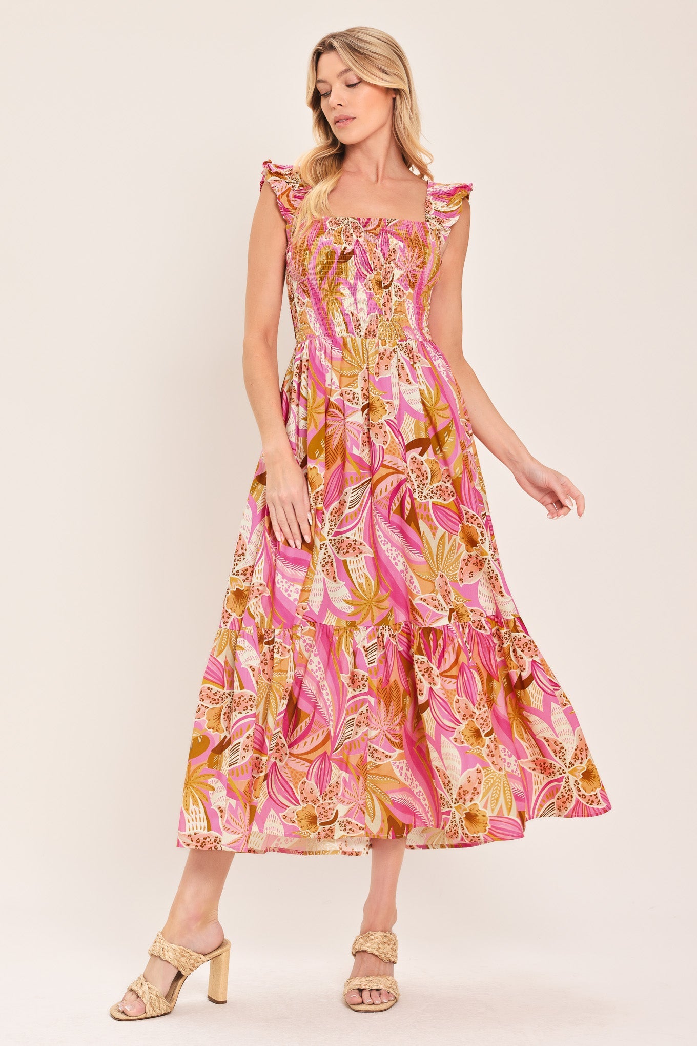 Cabana Crush Midi Dress