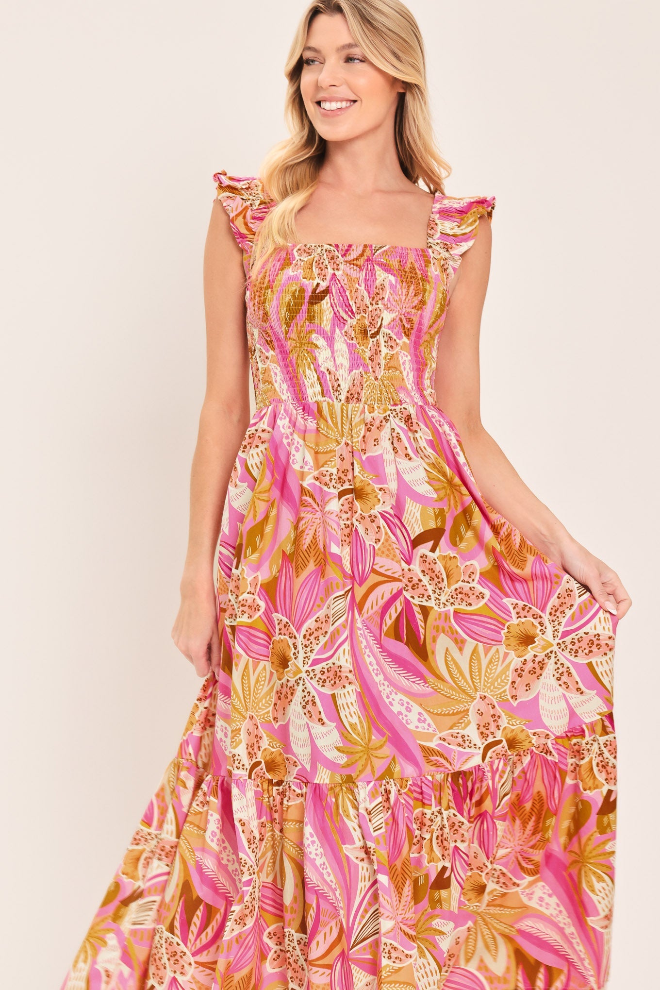 Cabana Crush Midi Dress