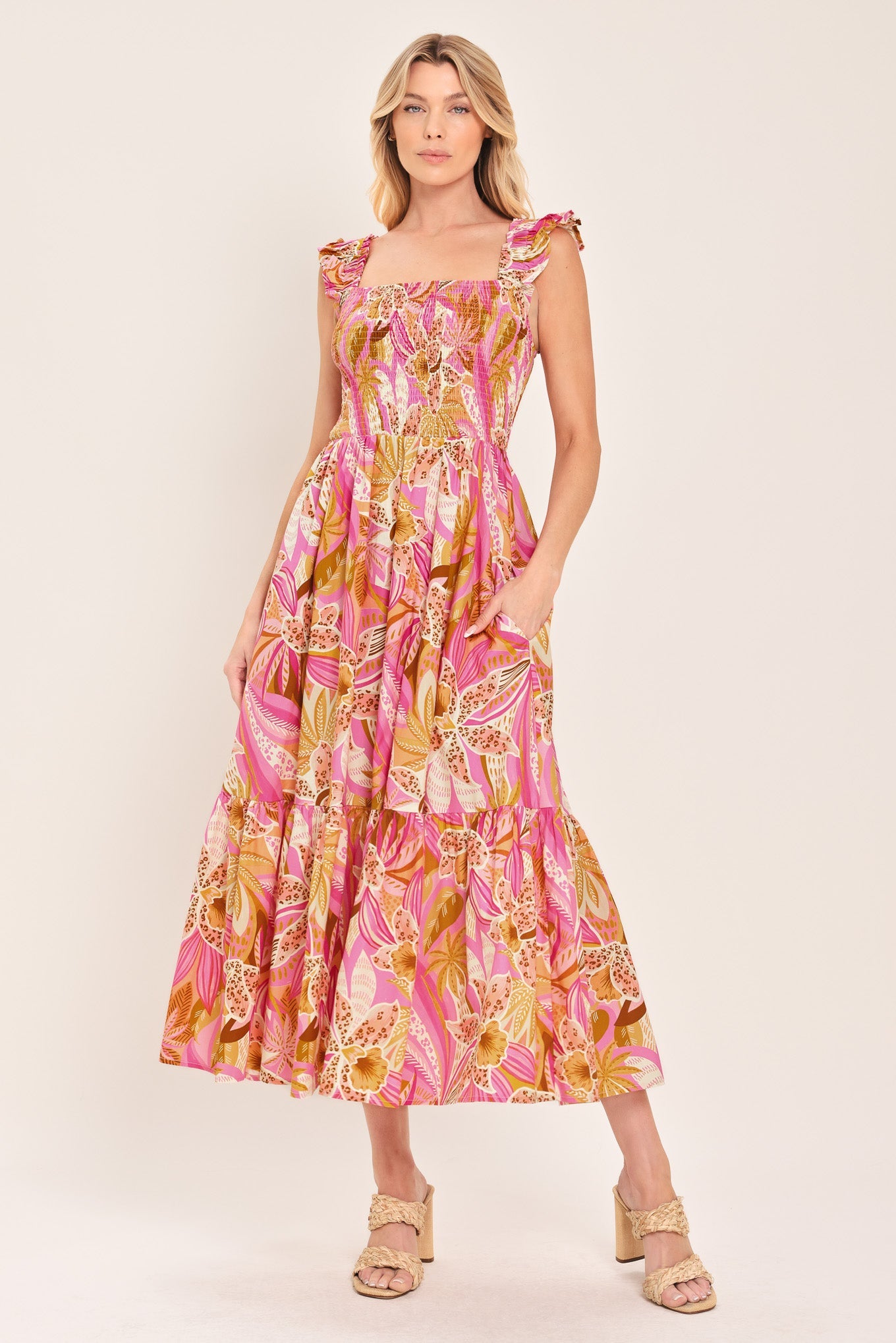 Cabana Crush Midi Dress