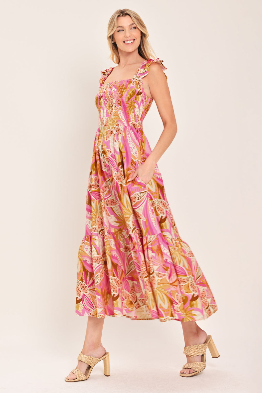 Cabana Crush Midi Dress